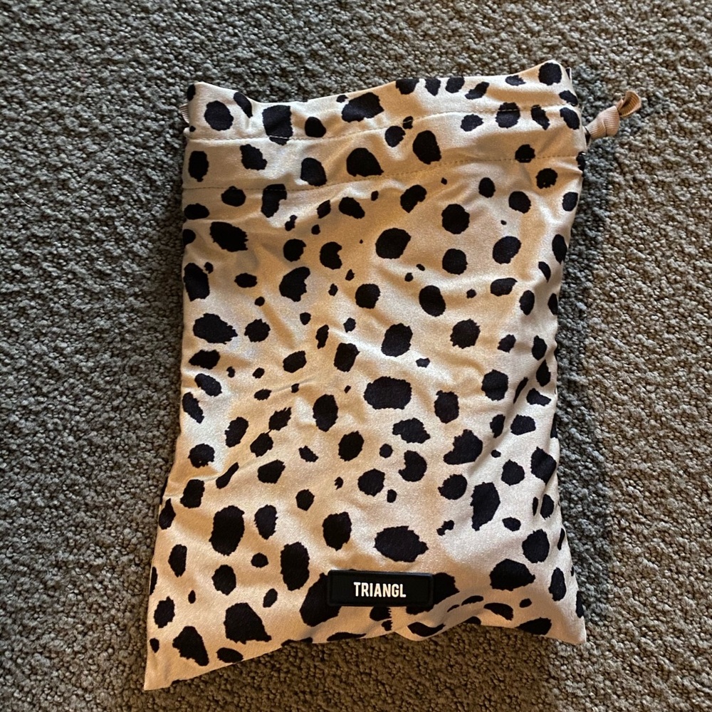 Triangl leopard print bikini set